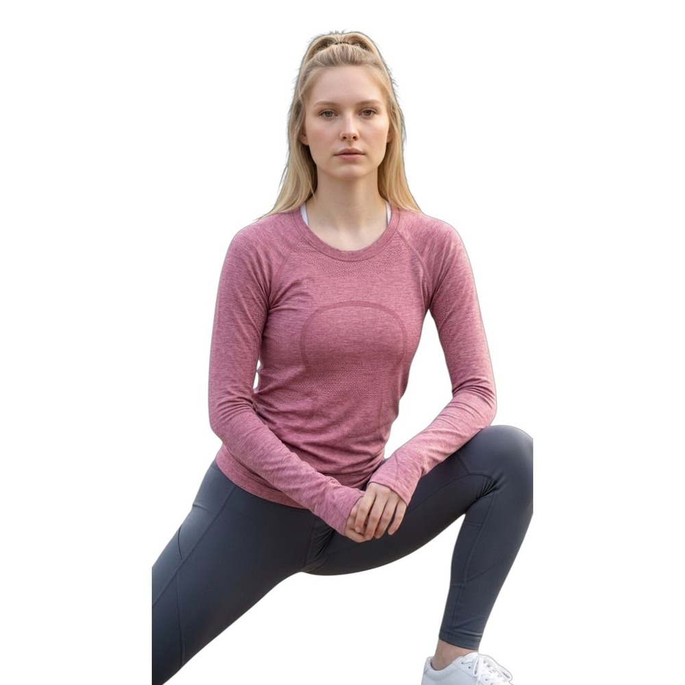Lululemon Swiftly Tech Long Sleeve Women's Size 2 Sporty Active Yoga Running Top